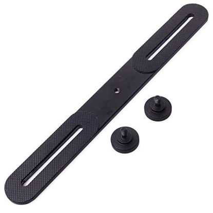 Picture of EXMAX Dual Flash Bracket Holder for 1/4" Screw Tripod Light Stand DSLR Camera