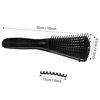 Picture of 2 Pack Detangling Brush for Curly Hair, ez Detangler Brush Hair Detangler, Afro Textured 3a to 4c Kinky Wavy for Wet/Dry/Long Thick Curly Hair, Exfoliating for Beautiful and Shiny Curls (Black)