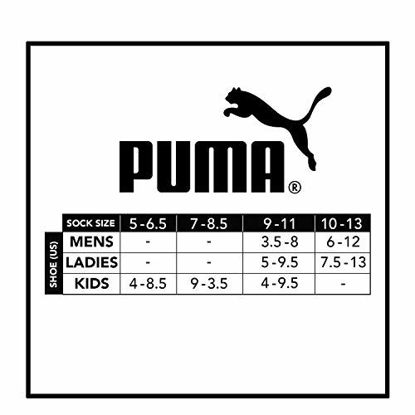 Picture of Puma Women's Non-Terry Runner Sock 6-Pack, White, 9-11