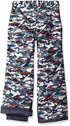 Picture of Arctix Kids Snow Pants with Reinforced Knees and Seat, White Multi Camo, Small