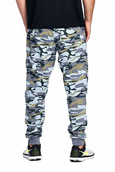 GetUSCart- ProGo Men's Joggers Sweatpants Basic Fleece Marled