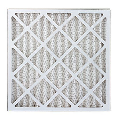 Picture of FilterBuy 22x24x2 MERV 8 Pleated AC Furnace Air Filter, (Pack of 4 Filters), 22x24x2 - Silver