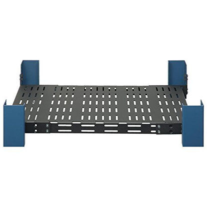 Picture of RackSolutions 1U 23 Inch Wide Vented Server Rack Shelf - Heavy Duty 500 Pound Weight Capacity