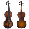Picture of Cecilio 4/4 CVNAE-330 Ebony Fitted Acoustic/Electric Violin in Antique Varnish (Full Size)