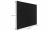Picture of 48 Pack Set Acoustic Absorption Panel, 12 X 12 X 0.4 Inches Black Acoustic Soundproofing Insulation Panel Tiles, Acoustic Treatment Used in Home & Offices