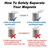 Picture of LOVIMAG Super Strong Neodymium Disc Magnets, Powerful N52 Rare Earth Magnets - 1.26 inch x 1/8 inch, Pack of 9
