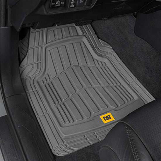Picture of CAT Heavy Duty Odorless Rubber Floor Mats, Total Protection Durable Trim to Fit Liners for Car Truck SUV & Van, All Weather