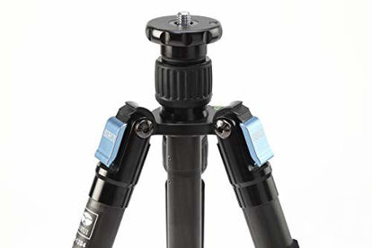 Picture of Sirui W-1204 4-Section Waterproof Carbon Fiber Tripod, 33.1lbs Capacity, 65" Maximum Height, Gray (6913)