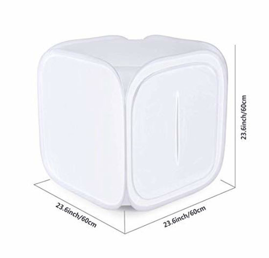 Picture of Photomyne 23.6X23.6 inch / 60x60 cm Professional Photo Studio Shooting Tent & Light Diffuser - White
