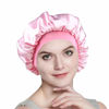 Picture of Silky Satin Sleep Bonnet Elastic Band Hair Scarf for Hair Slouchy Beanie