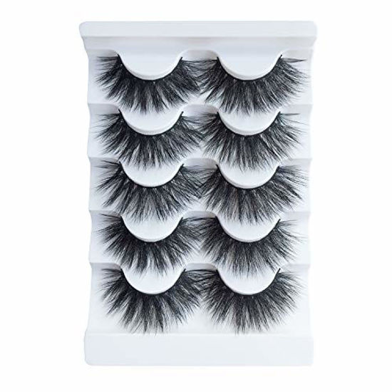 Picture of JIMIRE High Volume False Eyelashes Fluffy 3D Lashes Pack 5 Pairs