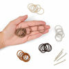 Picture of Small Light Blonde Hair Elastics, 2mm Mini 1 Inch Sized Match Hair Ties for Kids, Braids and Fine Hair - 48 Count