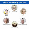 Picture of Auban 30PCS Disposable Shower Caps, Individually Wrapped Larger & Thicker Waterproof Shower Caps, Plastic Hair Caps for Women, Spa, Home Use, Hotel and Hair Salon, Portable Travel
