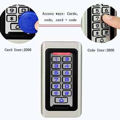 Picture of Retekess T-AC03 Security Access Control Keypad,RFID Keypad,Door Access Control,Stand-Alone Keypad,2000 Users,Wiegand 26-bit,Support Proximity RFID Card