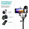 Picture of Movo MQ-THM01 Triple Shoe Bracket - Camera V Bracket for Lights, Monitors, Microphones and More (Small)