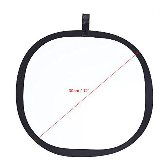 Picture of Andoer 12x12 inch Foldable Grey/White Balance 18% Grey Reference Reflector Grey Card with Carrying Bag