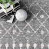 Picture of nuLOOM Moroccan Blythe Area Rug, 4 feet x 6 feet, dark grey