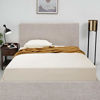 Picture of COSMOPLUS Fitted Sheet Queen Fitted Sheet OnlyNo Flat Sheet or Pillow Shams,4 Way Stretch Micro-Knit,Snug Fit,Wrinkle Free,for Standard Mattress and Air Bed Mattress from 8 Up to 14,Beige