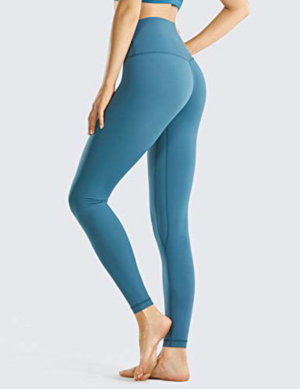 GetUSCart- CRZ YOGA Women's Naked Feeling I 7/8 High Waisted Yoga Pants  Workout Leggings - 25 Inches Petrol Blue Medium