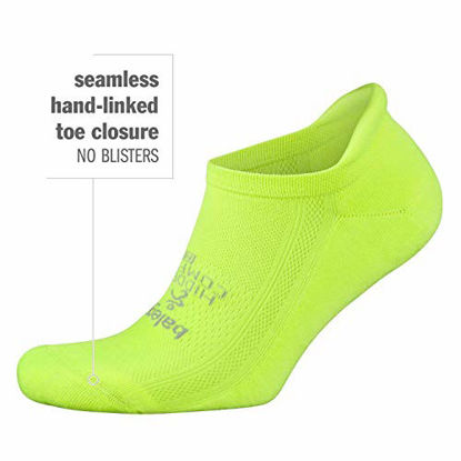 Picture of Balega Hidden Comfort No-Show Running Socks for Men and Women (1 Pair),Neon Orange Medium