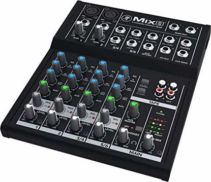 Picture of Mackie Mix Series, 8-Channel Compact Mixer with Studio-Level Audio Quality (Mix8)