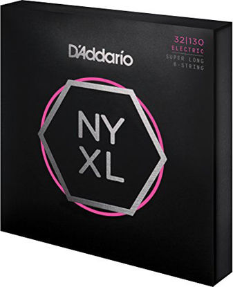Picture of D'Addario NYXL45130SL Nickel Wound Bass Guitar Strings, Regular Light 5-String, Super Long Scale