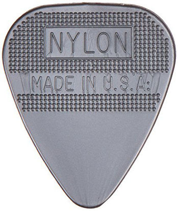 Picture of Herco HE211P Flex 75 Nylon Flat Picks, Silver, Heavy, 12/Player's Pack