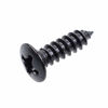 Picture of GETMusic 3MM Electric Guitar Bass Pickguard Screws Pick Guards Scratch Plate Mounting Screws for Fender Strat ST Tele TL Stratocaster Telecaster Gibson LP Les Paul SG Guitar Pack of 50 (Black)