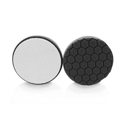 Picture of Chemical Guys - BUFX_106HEX5 BUFX_106_HEX5 Hex-Logic Finishing Pad, Black (5.5 Inch Pad Made for 5 Inch Backing Plates)
