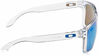 Picture of Oakley Men's OO9417 Holbrook XL Square Sunglasses, Polished Clear/Prizm Sapphire Polarized, 59 mm