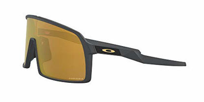 Picture of Oakley Men's OO9406 Sutro Shield Sunglasses, Matte Carbon/Prizm 24K, 137 mm