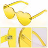 Picture of Maxdot Heart Shape Sunglasses Party Sunglasses (Transparent Yellow)