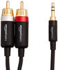 Picture of Amazon Basics 3.5mm to 2-Male RCA Adapter Audio Stereo Cable - 4 Feet