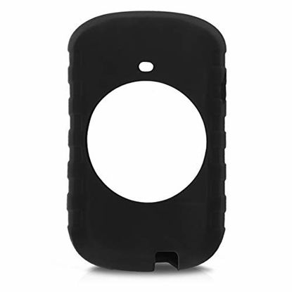 Picture of kwmobile Case Compatible with Garmin Edge 830 - Soft Silicone Bike GPS Navigation System Protective Cover - Black