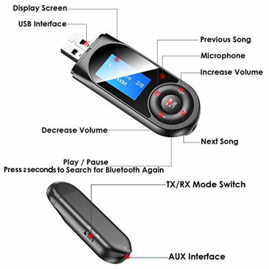 Bluetooth adapter to play sales music in car