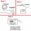 Picture of GE 4-Way TV Antenna Amplifier Splitter Clears Up Pixelated Low-Strength Channels Distributes Signal to Multiple TVs 50-1006MHz Low Noise Antenna Signal Booster HD Digital VHF UHF Indoor 34479