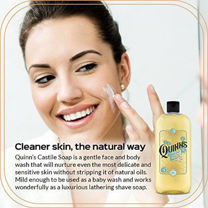 Picture of Quinns Pure Castile Organic Liquid Soap, 32 ounce (Unscented)
