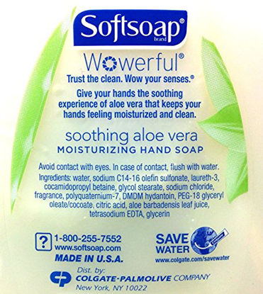 Picture of Softsoap Hand Soap Soothing Aloe Vera Moisturizing Hand Soap Refill 64 Fluid Ounce Bottle