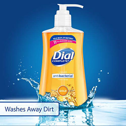 Picture of Dial Antibacterial liquid hand soap, gold, 11 ounce (Pack of 4), 4 Count