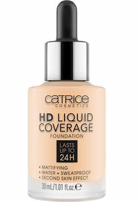 Picture of Catrice | HD Liquid Coverage Foundation | High & Natural Coverage | Vegan & Cruelty Free (002 | Porcelain Beige)