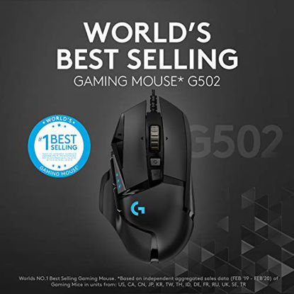 Picture of Logitech G502 Hero High Performance Gaming Mouse