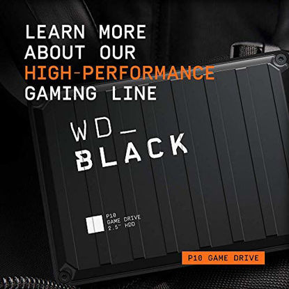 Picture of WD 4TB Gaming Drive works with Playstation 4 Portable External Hard Drive - WDBM1M0040BBK-WESN