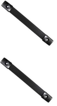 Picture of (2) Two Black Heavy Duty Strap Handles.