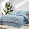 Picture of Bedsure California King Comforter Sets 8 Pieces Cal King Comforter Light Blue - 1 Comforter (104x96 Inches), 2 Pillow Shams, 1 Flat Sheet, 1 Fitted Sheet, 1 Bed Skirt, 2 Pillowcases