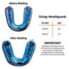 Picture of Shock Doctor Gel Max Mouth Guard, Sports Mouthguard for Football, Lacrosse, Hockey, Basketball, Flavored mouth guard, Youth & AdultBLUE/BLACK, Adult, Non-flavored