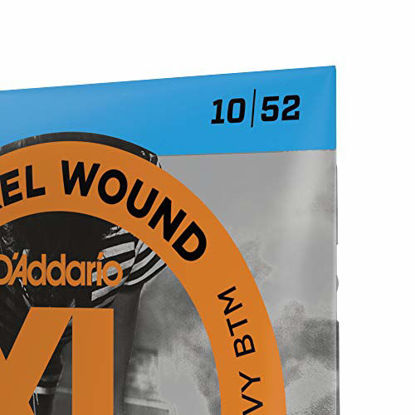 Picture of D'Addario EXL140 Nickel Wound Electric Guitar Strings, Light Top/Heavy Bottom, 10-52