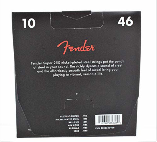 Fender super 250s guitar strings clearance