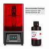 Picture of ELEGOO 3D Rapid Resin LCD UV-Curing Resin 405nm Standard Photopolymer Resin for LCD 3D Printing Clear Red 1000g