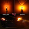 Picture of Alla Lighting 3157 LED Bulbs Super Bright 3156 3056 3157KX 4157 3457 4157NAK 3757 T25 Wedge LED Turn Signal Blinker Lights, Amber Yellow