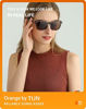 Picture of TIJN Polarized Sunglasses for Women Men Classic Trendy Stylish Sun Glasses 100% UV Protection (Brown)